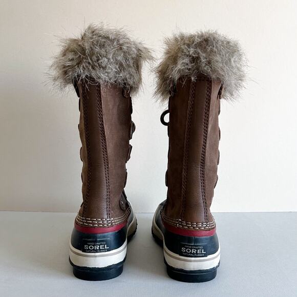 Sorel Joan Of Arctic Fur Tall Lace-Up Waterproof Winter Boots 5 - Picture 5 of 10